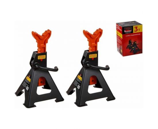 Стойка-поддомкратник STARTUL Auto 3 т., 2 штуки, h min 304 мм, h max 444 мм ST8024-04 