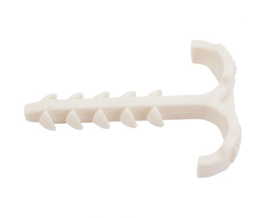 Дюбель-хомут IEK т-образный, 4-12 мм, нейлон, белый, 100 шт. UDH11-04-12-100-K01 