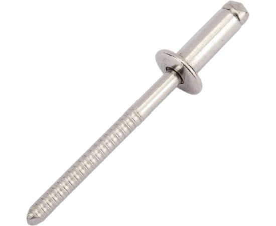 Вытяжная нержавеющая заклепка со стандартным бортиком KREPFIELD 4x10 мм, ART 9052, А2, 50 шт. 9052ЗАКЛЕПКА4Х10А2-50 – изображение 3