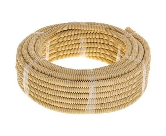 Легкая гофротруба ПВХ Урал ПАК с протяжкой под светлое дерево-20 мм (25), м ГФ-8104120-025 – изображение 5