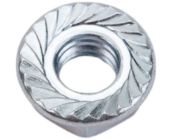 Гайка с фланцем Качественный КРЕПЕЖ DIN 6923 М6 260 шт 0301302 КЧ – изображение 4