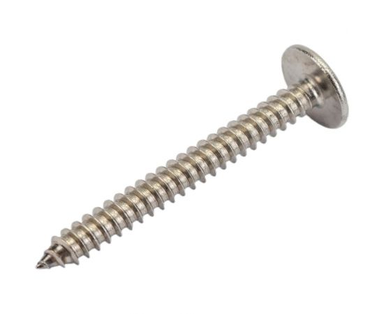 Нержавеющий саморез с прессшайбой KREPFIELD 4,2x38 мм, ART 9999, А2, самонарезающий, крестообразный шлиц PH, 70 шт. 9999A2саморез с прессшайбой4.2X38-70 – изображение 4