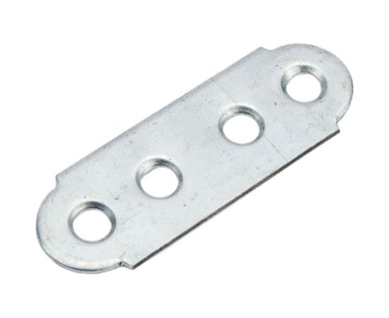 Пластина крепежная мебельная Tech-Krep 50x17x2 мм, цинк - накл. 141947 – изображение 3