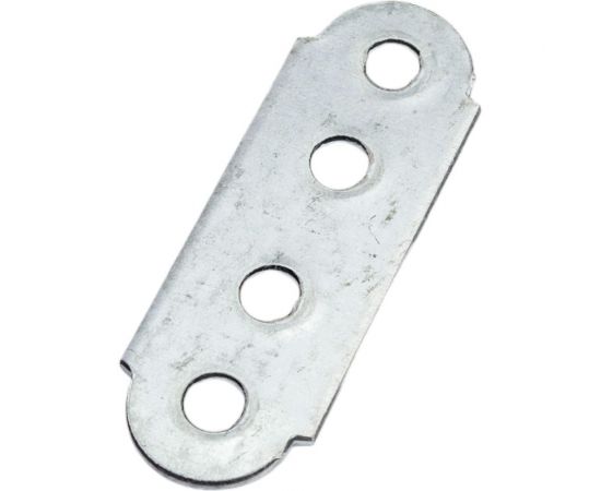Пластина крепежная мебельная Tech-Krep 50x17x2 мм, цинк - накл. 141947 – изображение 2