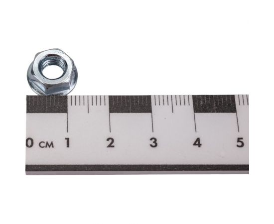 Гайка с фланцем Качественный КРЕПЕЖ DIN 6923 М6 260 шт 0301302 КЧ – изображение 2