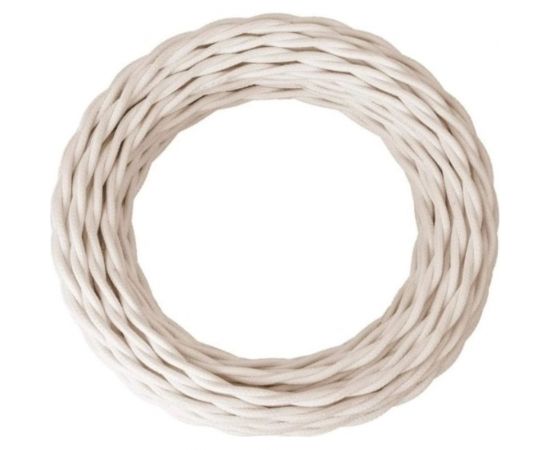 Силовой кабель Retro Electro, ретро, 3х1,5, слоновая кость, длина бухты 20 2255012 – изображение 6