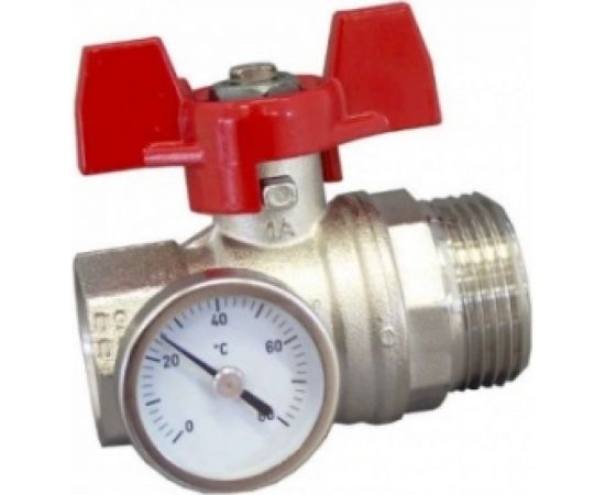 Шаровой кран Oventrop Ду25 с плоским уплотнением 1406484 