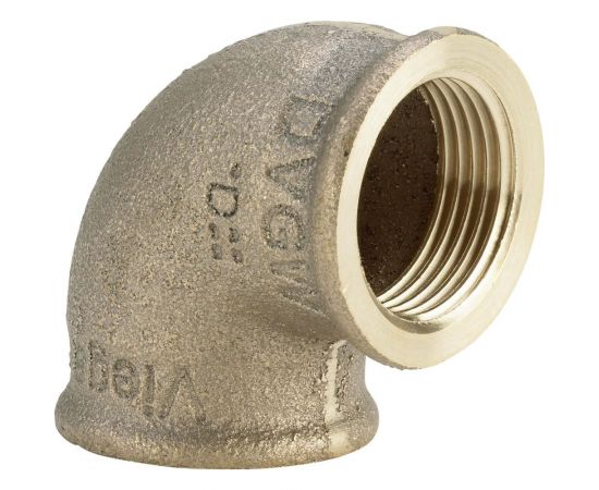 Угол Viega, 90, ВВ, 3/4"", 1/2"", бронза RX 320669 