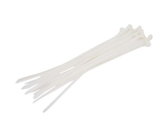 Нейлоновая хомут-стяжка NOVOCRAFT 4x200 мм, белая, уп. 100 шт. HCC042000100 