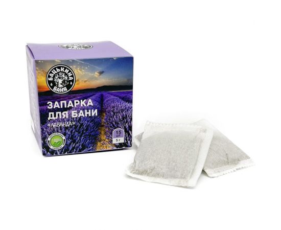 Универсальный фильтр-пакет для заваривания Бацькина баня Лаванда 15 шт. по 5 г 21029 