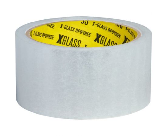Прозрачная упаковочная клейкая лента X-Glass 50 мм х 50 м, 43 мкм, арт 1405 УТ0000593 