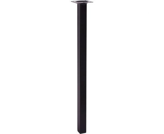Ножка Tech-Krep металл, квадрат, нерегулируемая, 25x25x800 мм, черная - накл. 152129 