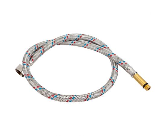 Гибкая подводка для воды AV Engineering штуцер М10 длинный - гайка 1/2" 80 см AVE20280 