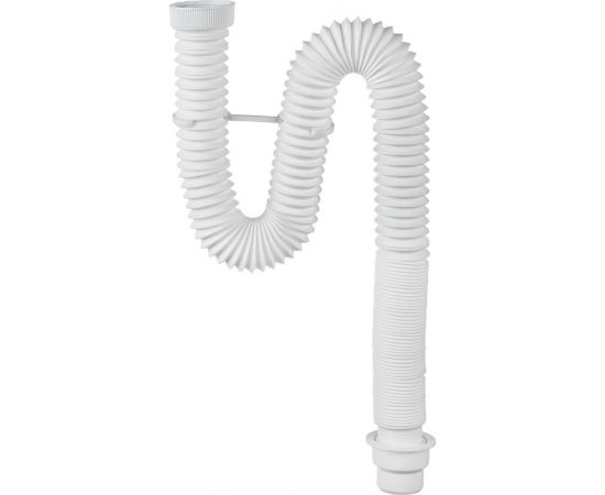 Сифон гофрированный VIRPLAST ""Элит"" 1 1/2x50/40 мм без выпуска, удлинённый L1200 30980623 