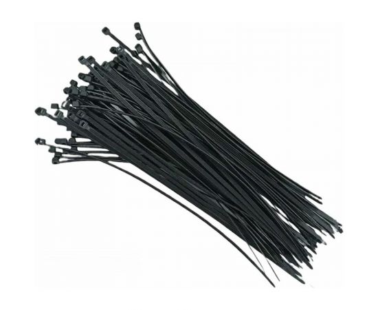 Нейлоновые стяжки vertextools 4х150, черный, 100 шт. СНЧ-4-150 – изображение 2