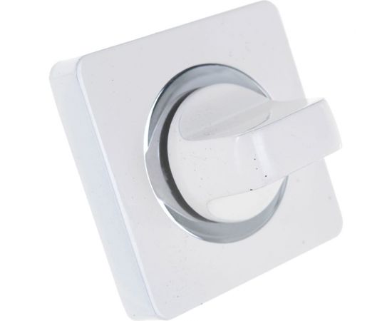 Квадратная завертка к ручкам RENZ белый/хром INBK 02 W/CP – изображение 3