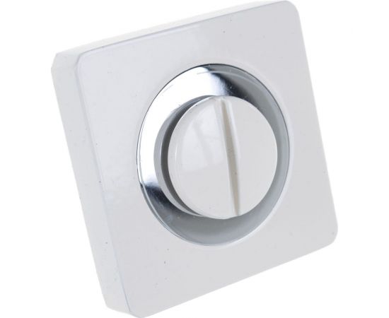 Квадратная завертка к ручкам RENZ белый/хром INBK 02 W/CP – изображение 2