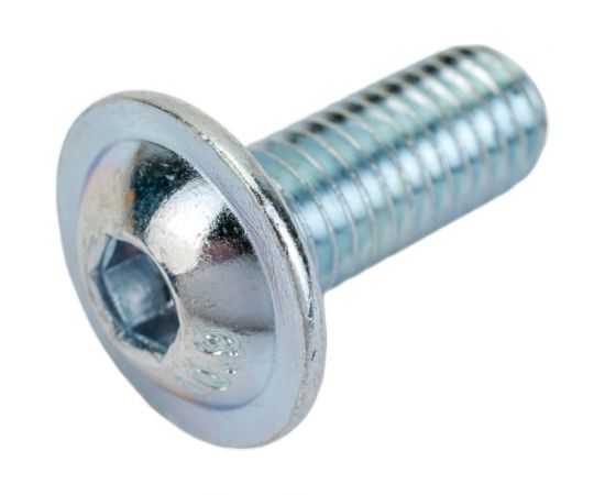 Винт с фланцем ЦКИ ISO 7380-2, М8x20, 10.9, Ц, 50 шт. 36149 – изображение 3