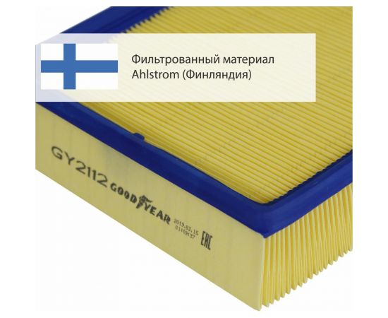 Фильтр воздушный автомобильный Goodyear GY2112 – изображение 3