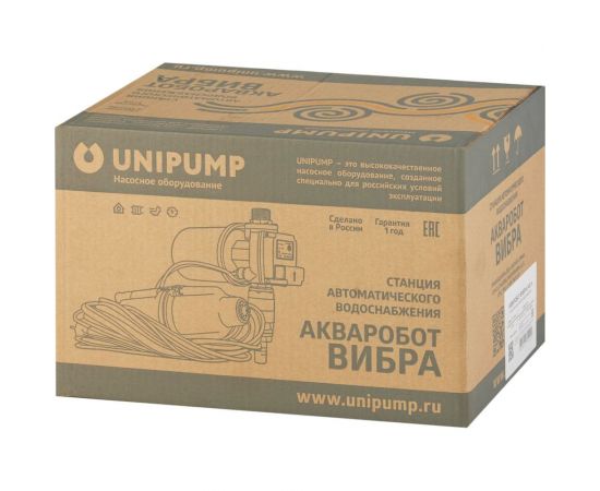 Станция автоматического водоснабжения UNIPUMP АКВАРОБОТ ВИБРА 2-10 Н 77788 – изображение 3