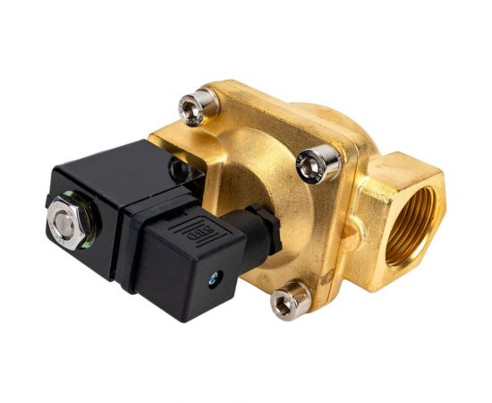 Электромагнитный клапан DN.ru VS2W-400N-PU-NC Ду25 Ру12 латунь пилотный G 1 НЗ NBR 220В D130-01272 – изображение 4