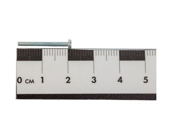 Винт ЦКИ DIN84 М2x20 Ц SL3x0.5 500 шт. 9198 – изображение 2