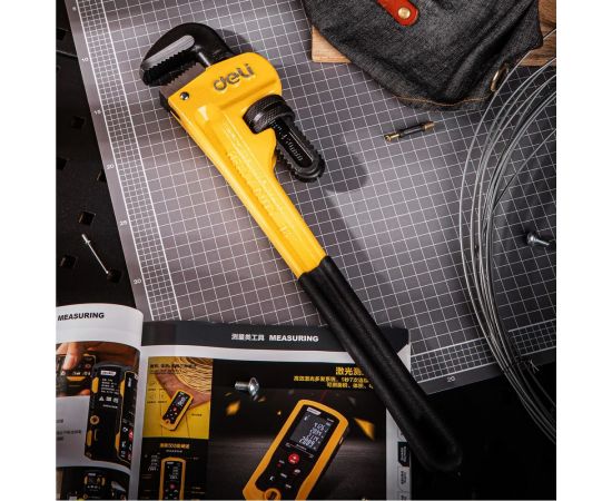 Трубный ключ DELI DL2518 450мм 98303 – изображение 2