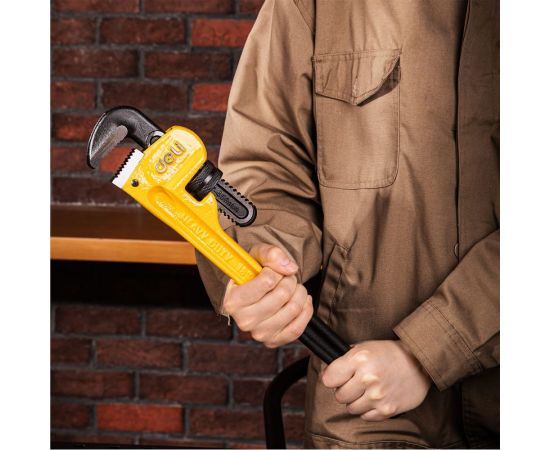 Трубный ключ DELI DL2518 450мм 98303 – изображение 6