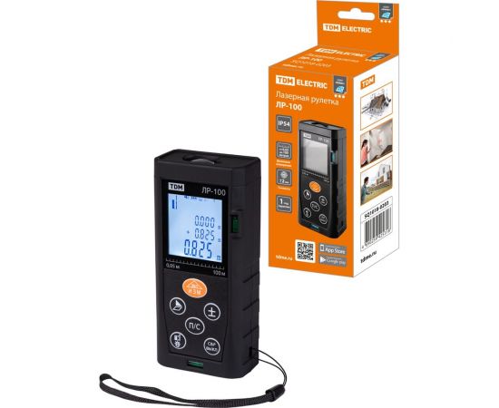 Лазерная рулетка TDM ЛР-100 SQ1018-0203 