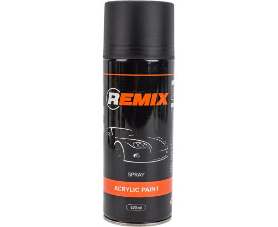 Черная матовая эмаль REMIX 520 мл, аэрозоль RM-SPR08 