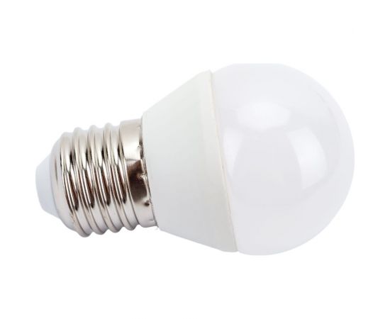Светодиодная лампа Ecola globe LED 8,0W G45 220V E27 2700K шар композит 78x45 K7GW80ELC 
