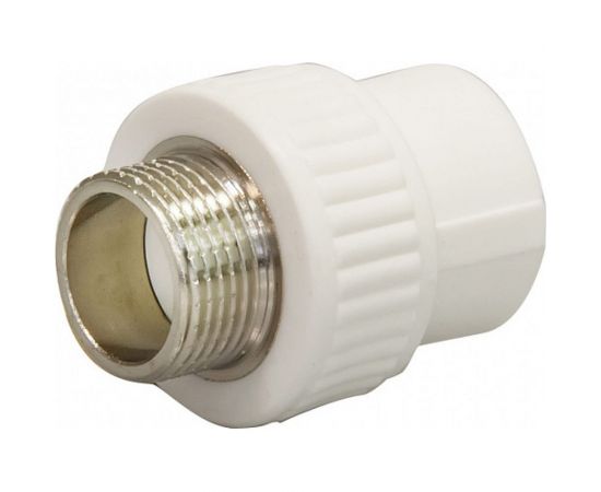 Комбинированная муфта СТМ ПЛАСТ PP-R, с наружней резьбой, DN 25х1/2 CPSM2512 