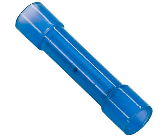 Соединительная изолированная гильза REXANT L-27.3мм нейлон 1.5-2.5кв.мм 2.5/ГСИ-н 1,5-2,5, синяя, 100шт 08-0723 