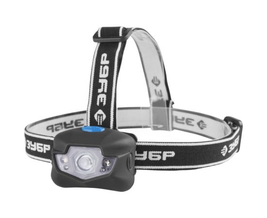 Налобный фонарь ЗУБР 3Вт, +4 LED, 3AAA, 56434 – изображение 2