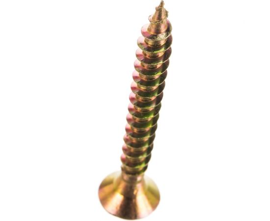 Шуруп VIPкрепеж жёлтый цинк 6х50,130 шт 41404 VIPS – изображение 5