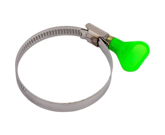 Червячный хомут с бабочкой СВК нержавеющий, w2/9 мм, 40 - 60 мм SVK-HW2060 – изображение 3