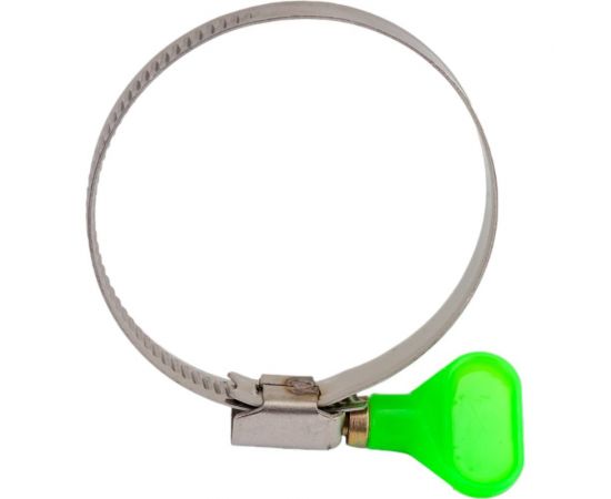 Червячный хомут с бабочкой СВК нержавеющий, w2/9 мм, 40 - 60 мм SVK-HW2060 – изображение 2