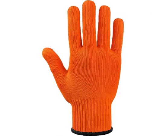 Плотные трикотажные перчатки Фабрика перчаток, с ПВХ, 10 класс, 6 нитей, оранжевые, р.L 6-10-2С-ОР-(L) – изображение 4