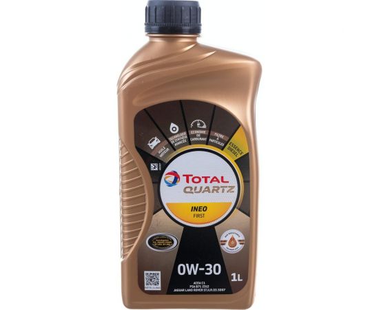 Масло для 4-х тактных двигателей TOTAL QUARTZ INEO FIRST 0W30, 1 л 213830 – изображение 3