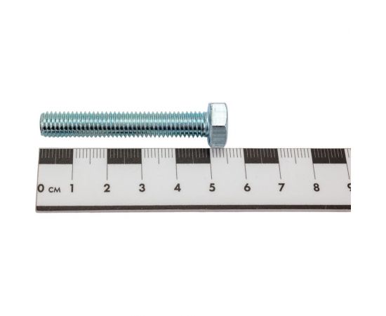 Шестигранный болт STARFIX М8x50 мм, цинк, класс прочности 5.8, DIN 933, 50 шт. SMC1-15503-50 – изображение 4