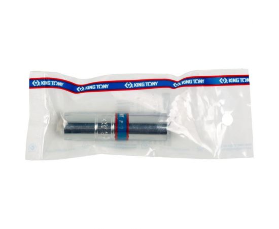 Головка для свечей зажигания (12 граней, 14 мм, 1/2"", резиновый фиксатор) KING TONY 463014RC – изображение 4