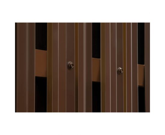 Металлический двухсторонний штакетник Металлика (коричневый; 10 штук; высота 1,8 метра) 1,8-8017/8017 1,8-8017/8017 – изображение 2