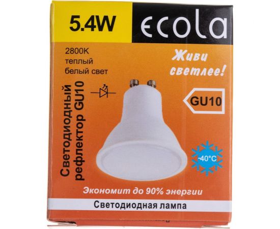 Светодиодная лампа Ecola Reflector GU10 LED 5,4W 220V 2800K 56x50 G1RW54ELC – изображение 2