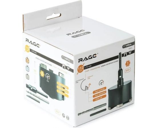 Коронка алмазная по бетону 112 мм rage by VIRA 559529 – изображение 2