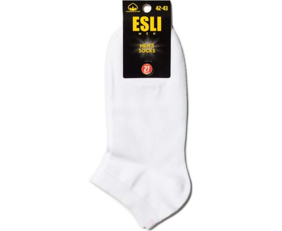 Мужские короткие носки ESLI 19С-146СПЕ, р.27, 000 белый 1001331000030015000 