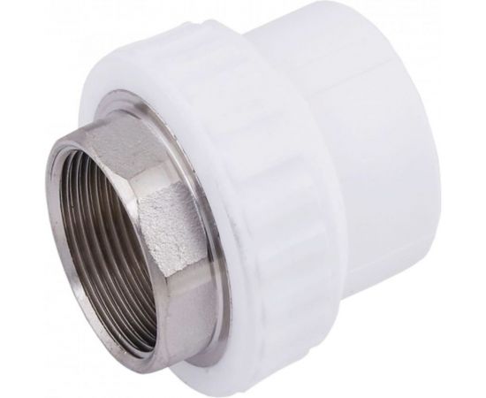 Муфта комбинированная под ключ с внутренней резьбой VALFEX PP-R белая, 75 мм х2 1/2"" 10134075 127-0248 