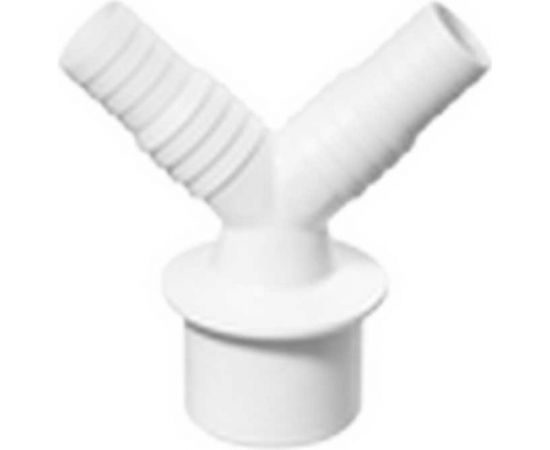 Переходник для подключения сливного шланга стиральной или посудомоечной машины СУПРИМПЛАСТ 20x23x50V, белый 4P_202350V_02 