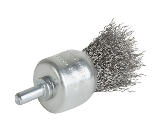 Щетка кистевая волнистая с хвостовиком 19 мм, проволока - сталь 0.30 мм DEBEVER DB80163383 