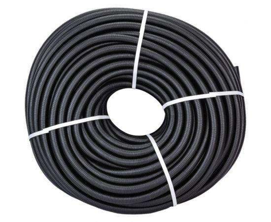 Гофрированная труба ПНД ZITEG D25мм (25/21) цвет черный, 100м. 7930108870928 