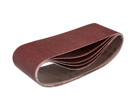 Лента шлифовальная (76x533 мм; Р 80; 5 шт.) Калибр 00000030407 